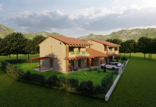 Villini a schiera in vendita a Castelcucco in Via Santa Lucia, 28