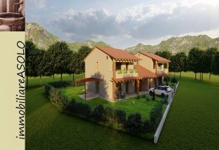 Villini a schiera in vendita a Castelcucco in Via Santa Lucia, 28