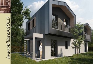 Villini a schiera in vendita a Castelcucco in Via Santa Lucia, 43