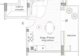 Appartamento in vendita a Cervia in Lungomare Grazia Deledda, 12