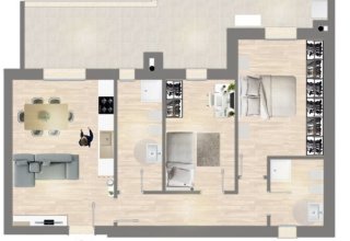 Appartamento in vendita a Latina in Via Aurelio Saffi, 1